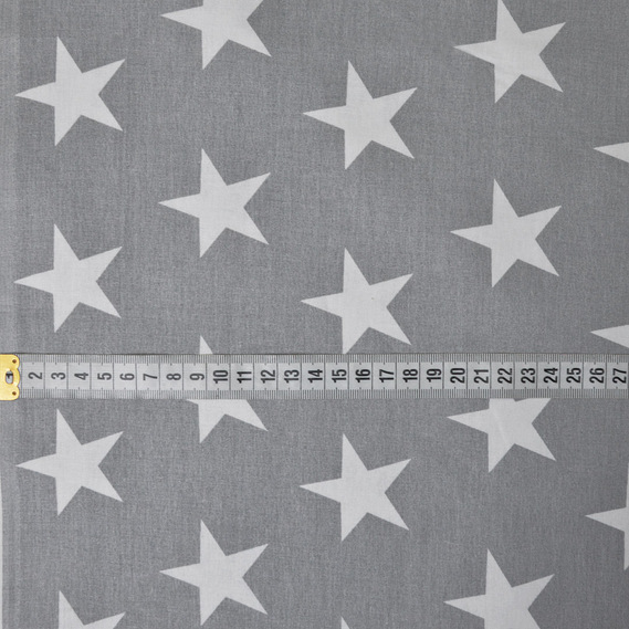 Тканина бязь Stars ранфорс бавовна 240 см 16-3802 TPX сірий, фото 3