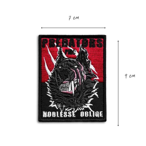 Velcro chevron Wolf Predators 7x9 cm, фото 3