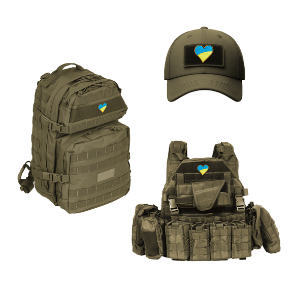 Velcro chevron Heart frame 6x6.5 cm, 2 pcs, фото 4