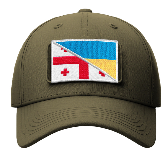 Set of chevrons 2pcs on velcro Georgia and Ukraine flag of Georgia and Ukraine embroidered patch patch chevron 8x5.5 cm, фото 4