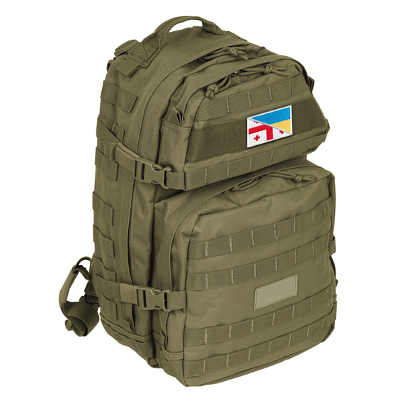 Set of chevrons 2pcs on velcro Georgia and Ukraine flag of Georgia and Ukraine embroidered patch patch chevron 8x5.5 cm, фото 8