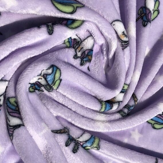 Terry cloth Velsoft єдиноріг бузок, фото 3