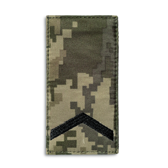 Шеврон на липучке погон звание Старший Солдат 5х10 см, фото 1