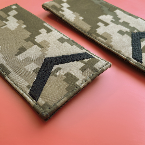 Шеврон на липучке погон звание Старший Солдат 5х10 см, фото 4