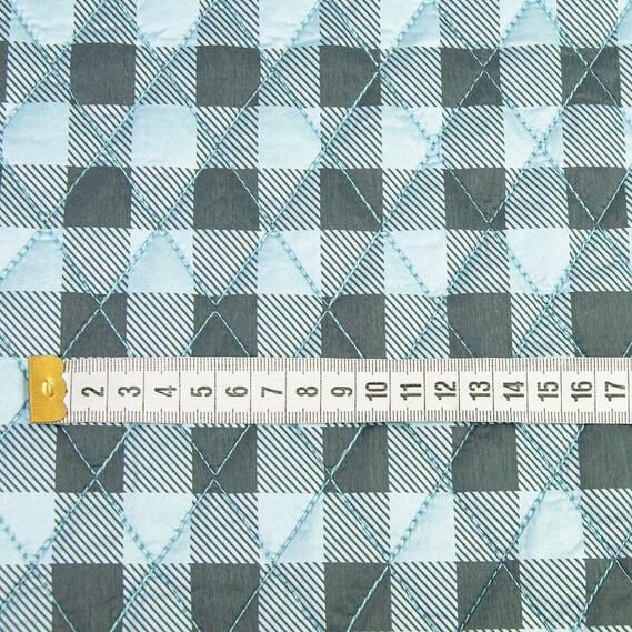 Стьобана плащовка клітина блакитна, фото 3