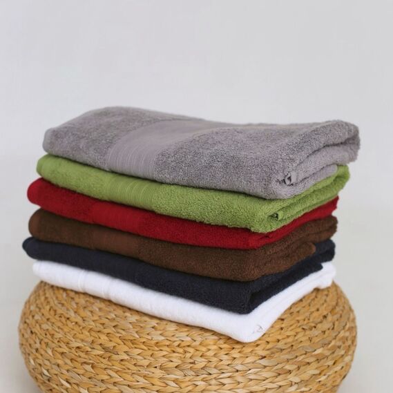 Рушник махровий Ідеал TM IDEIA 50х90 см т/синій, фото 1