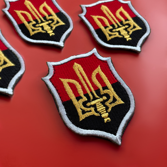 Chevron on velcro UPA coat of arms 6x8 cm, фото 2