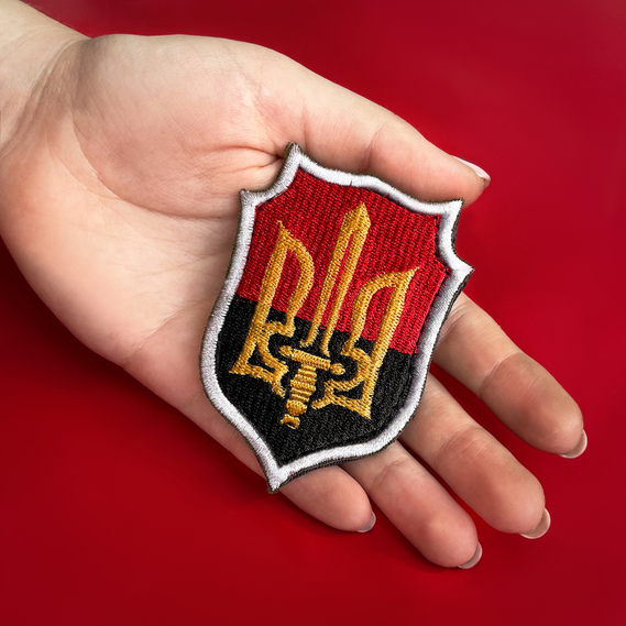 Chevron on velcro UPA coat of arms 6x8 cm, фото 5