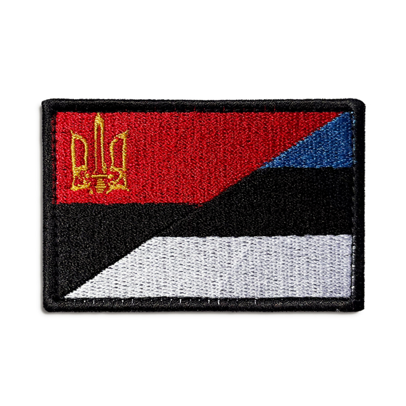 Chevron on Velcro Right Sector and Estonia 5x8 cm, фото 1