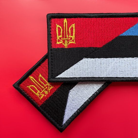 Chevron on Velcro Right Sector and Estonia 5x8 cm, фото 2