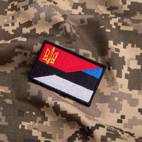 Chevron on Velcro Right Sector and Estonia 5x8 cm, фото 3