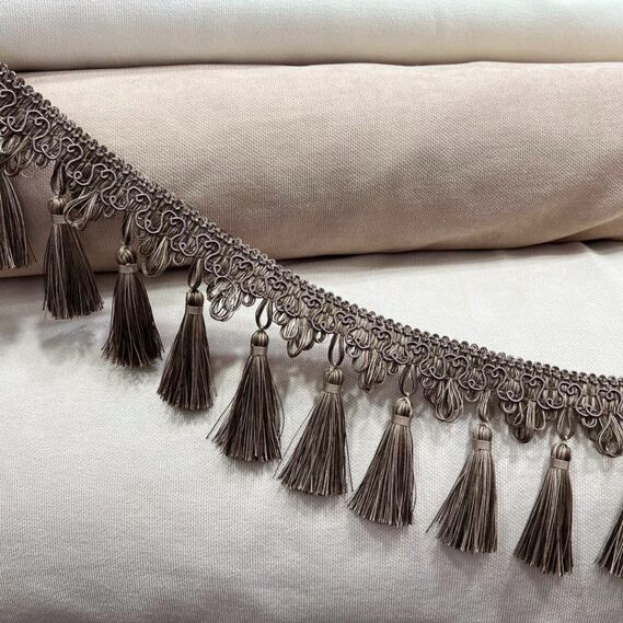 Бахрома декоративная V-K-39 мол шоколад, фото 2 Бахрома декоративная V-K-39 мол шоколад, фото 2