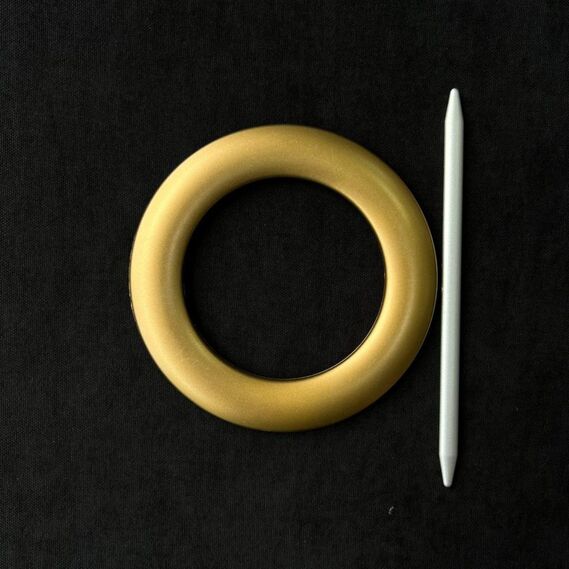 Подхват для штор декоративний V-4-6 cрібло мат/т.антик, фото 2