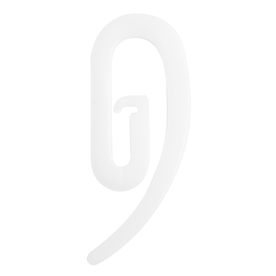 Гачок для штор та тюля Сігма 30 шт/уп білий, фото 1 Гачок для штор та тюля Сігма 30 шт/уп білий, фото 1