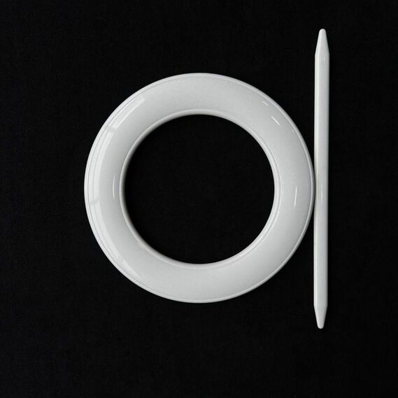 Підхоплення для штор декоративний V-0-0 білий, фото 1 Підхоплення для штор декоративний V-0-0 білий, фото 1