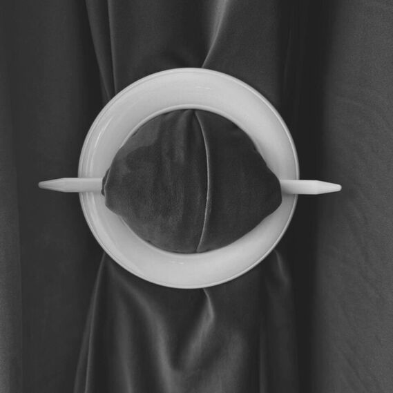 Підхоплення для штор декоративний V-0-0 білий, фото 4 Підхоплення для штор декоративний V-0-0 білий, фото 4