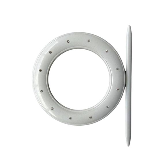 Підхоплення для штор декоративний зі стразами V-0-0 білий, фото 2 Підхоплення для штор декоративний зі стразами V-0-0 білий, фото 2