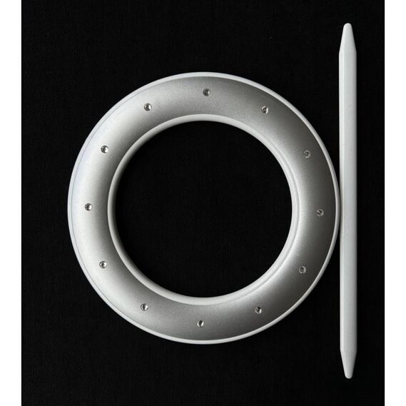 Підхоплення для штор декоративний зі стразами V-4-0 біле/срібло матове, фото 1 Підхоплення для штор декоративний зі стразами V-4-0 біле/срібло матове, фото 1