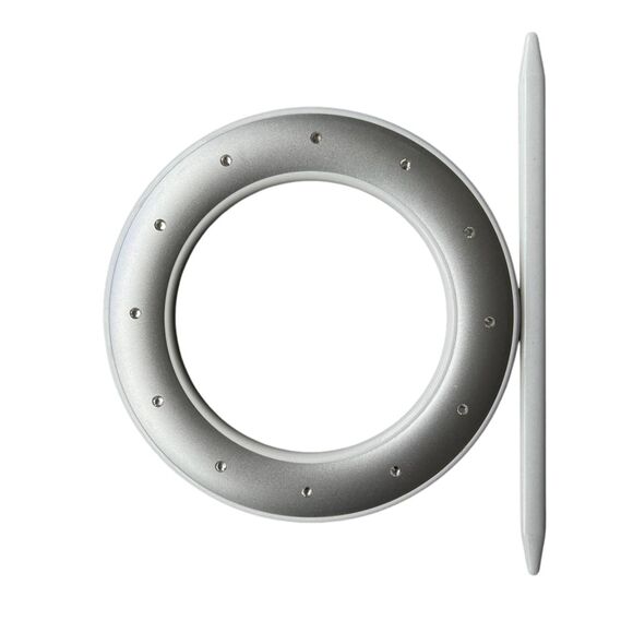 Підхоплення для штор декоративний зі стразами V-4-0 біле/срібло матове, фото 2 Підхоплення для штор декоративний зі стразами V-4-0 біле/срібло матове, фото 2