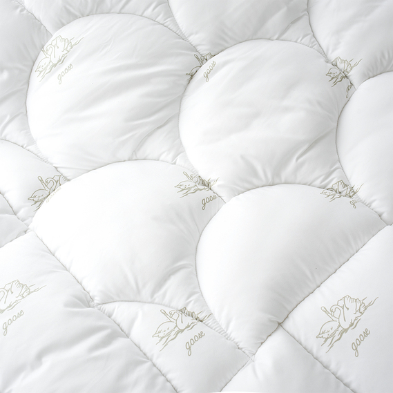 Blanket one and a half 155x210 cm MultiSeason all-season antiallergenic white, фото 3