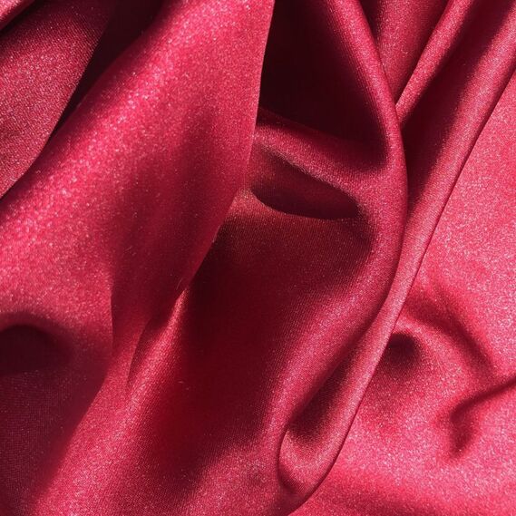 Ткань Атлас Isabella бордо, фото 2