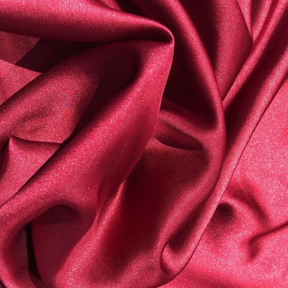 Ткань Атлас Isabella бордо, фото 4