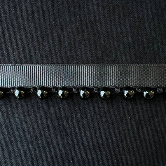 Бахрома стеклярус для штор и тюлей чорний, фото 1 Бахрома стеклярус для штор и тюлей чорний, фото 1