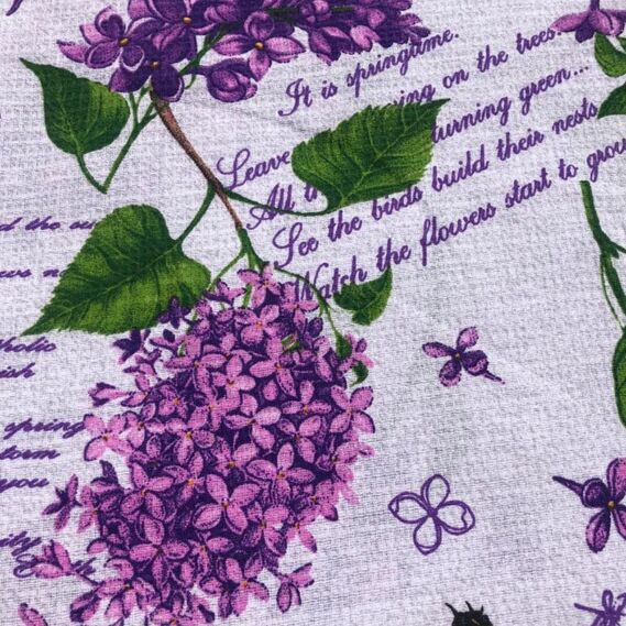 Fabric towel waffle Lavender, фото 3