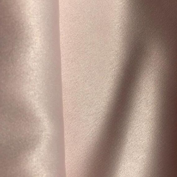 Ткань костюмно-плательная Атлас Lux V-7 ніжний персик, фото 3