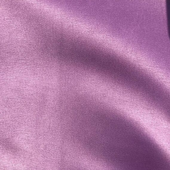 Ткань костюмно-плательная Атлас Lux яскравий бузок, фото 2