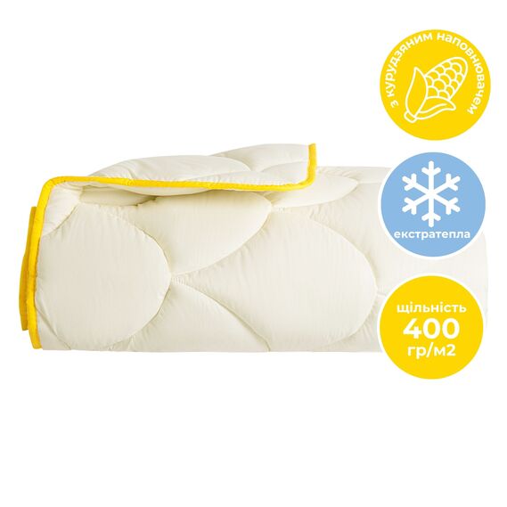 Одеяло ПОПКОРН зимнее IDEIA 200х220 см с кукурузным наполнителем, антиаллергенное, супер теплое, фото 6