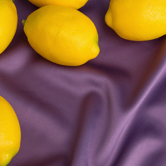 Тканина костюмно-плательна Атлас Lux світлий фіолет, фото 3