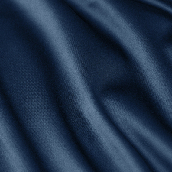 Тканина костюмно-плательна Атлас Lux сапфір, фото 2