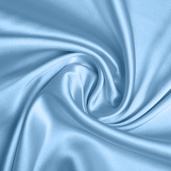 Тканина костюмно-плательна Атлас Голлівуд блакитний , фото 1 Тканина костюмно-плательна Атлас Голлівуд блакитний , фото 1