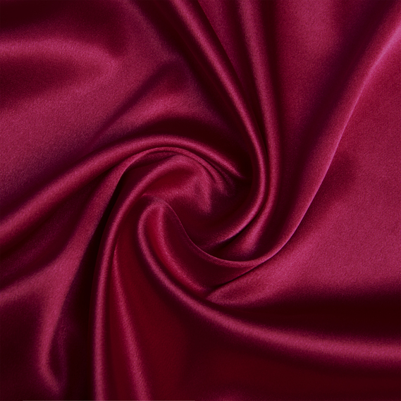 Тканина костюмно-плательна Атлас Голлівуд бордо, фото 1