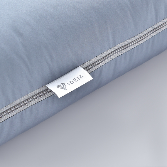 Подушка валик трансформер 40х60 см IDEIA, багатофункціональна для відпочинку та подорожей, у машину сірий, фото 3