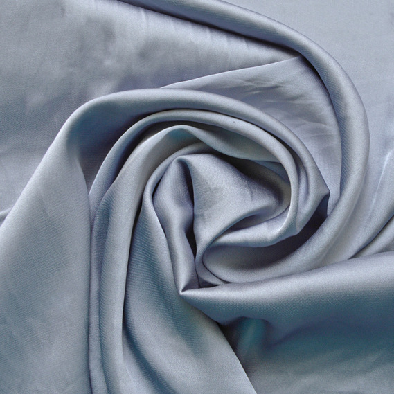 Тканина плательная атлас шовк Vanessa денім, фото 1