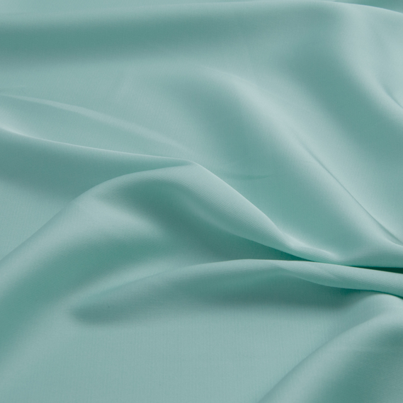 Тканина плательная атлас шовк Vanessa м`ята, фото 2 Тканина плательная атлас шовк Vanessa м`ята, фото 2