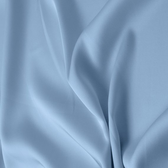 Тканина плательная атлас шовк Vanessa світло блакитний, фото 2 Тканина плательная атлас шовк Vanessa світло блакитний, фото 2