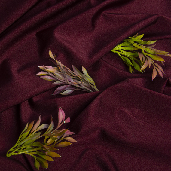 Тканина трикотаж Біфлекс блиск 217 гр/кв.м каштан, фото 3