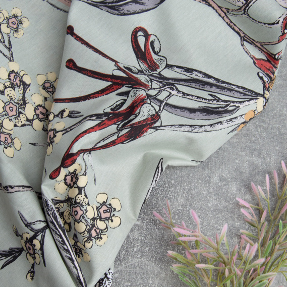 Calico fabric 2.4 Selonya V-12.25168/25 польові мотиви на оливковому, фото 3