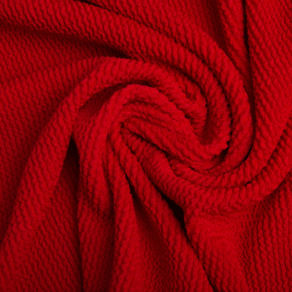 Тканина триктаж Біфлекс фактурний гофрований жатка червоний , фото 1 Тканина триктаж Біфлекс фактурний гофрований жатка червоний , фото 1