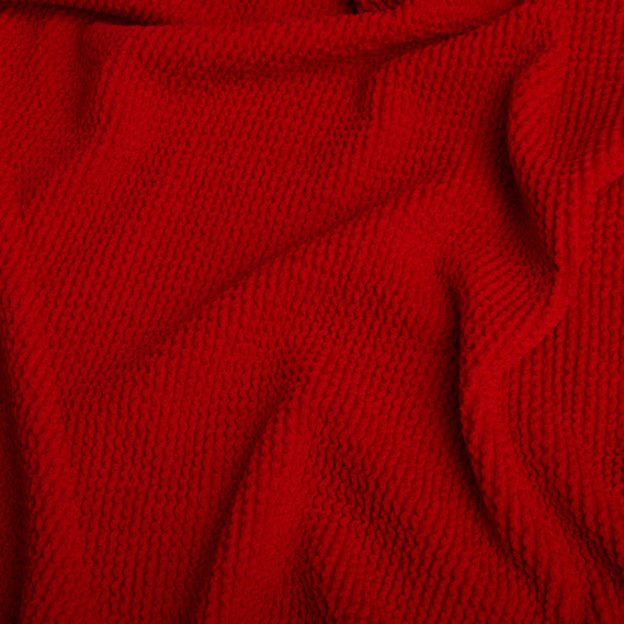 Тканина триктаж Біфлекс фактурний гофрований жатка червоний , фото 2 Тканина триктаж Біфлекс фактурний гофрований жатка червоний , фото 2