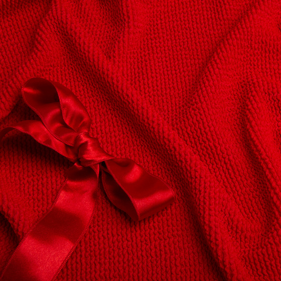 Тканина триктаж Біфлекс фактурний гофрований жатка червоний , фото 3 Тканина триктаж Біфлекс фактурний гофрований жатка червоний , фото 3