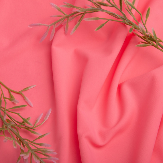 Ткань трикотаж Бифлекс матовый 194 гр/м2, эластичная для купальников, леггинсов, спортивной одежды світлий корал, фото 3