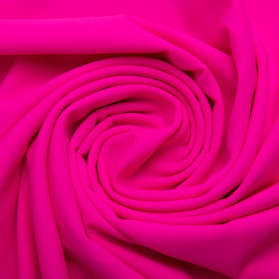 Ткань трикотаж Біфлекс матовий 194 гр/м2, еластична для купальників, леггінсов, спортивного одягу V-87 (1395) неон рожевий, фото 1 Ткань трикотаж Біфлекс матовий 194 гр/м2, еластична для купальників, леггінсов, спортивного одягу V-87 (1395) неон рожевий, фото 1