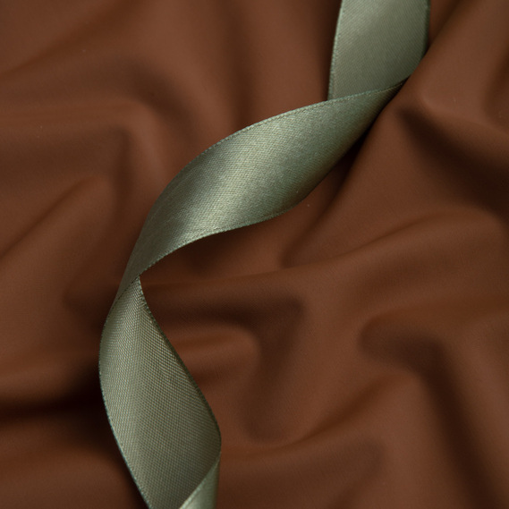 Ткань трикотаж Біфлекс матовий 194 гр/м2, еластична для купальників, леггінсов, спортивного одягу V-1226 темний кемел, фото 3