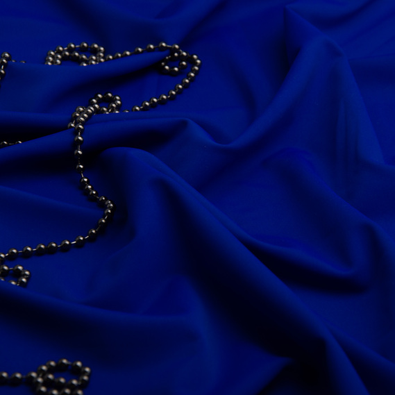 Ткань трикотаж Бифлекс матовый 194 гр/м2, эластичная для купальников, леггинсов, спортивной одежды V-63 (1393) індиго, фото 3