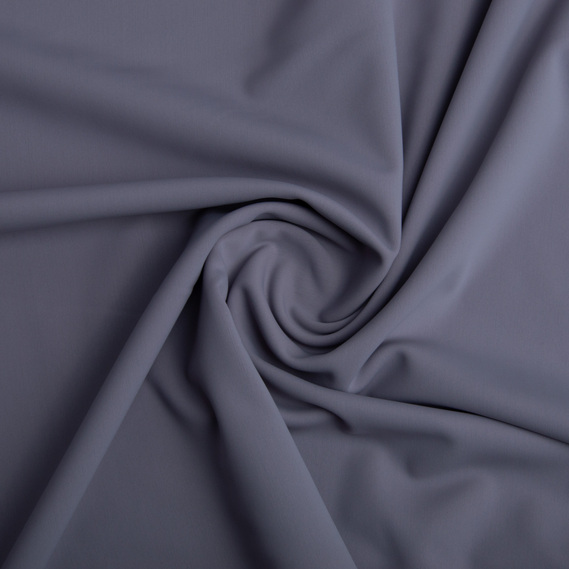 Ткань трикотаж Біфлекс матовий 194 гр/м2, еластична для купальників, леггінсов, спортивного одягу V-1235 сірий, фото 1
