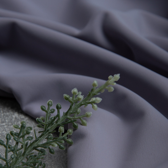 Ткань трикотаж Біфлекс матовий 194 гр/м2, еластична для купальників, леггінсов, спортивного одягу V-1235 сірий, фото 3